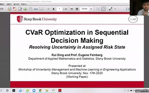 CVaR Optimization for Sequential Decisions Processes