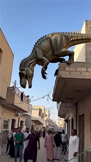 Hilarious T-Rex Dino Jump Fail: You Won't Believe How It Ends