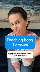 Do any of these look like how your babies waving right now? In the beginning, baby waves can look all kinds of ways. As your baby becomes more coordinated with their arms and hands, their wave will start to look more like yours! Most babies start to wave between 8 and 12 months. #imitation #speechtips #newmom #toddlerdad #earlyintervention #newparents #waving #byebye #gestures #16by16 #slp #speechtherapy | Learn to Talk With Me