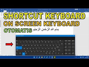 Cara Memunculkan Keyboard Virtual di Windows 11 | Shortcut Keyboard