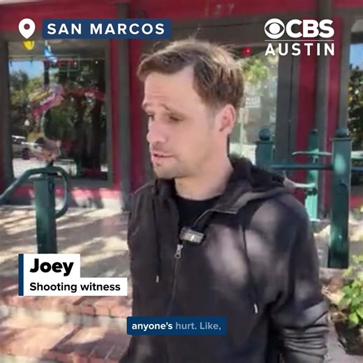 Joey says he was in the San Marcos downtown square the night of the shooting. Ronnie Hernandez Jr., 19, died after being shot outside a bar on Hopkins Street around 1:18 a.m. FULL STORY: https://cbsaustin.com/news/local/san-marcos-police-identify-teen-killed-in-downtown-shooting-3-other-shootings-reported | CBS Austin
