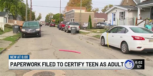 Paperwork filed to certify teen murder suspect as adult