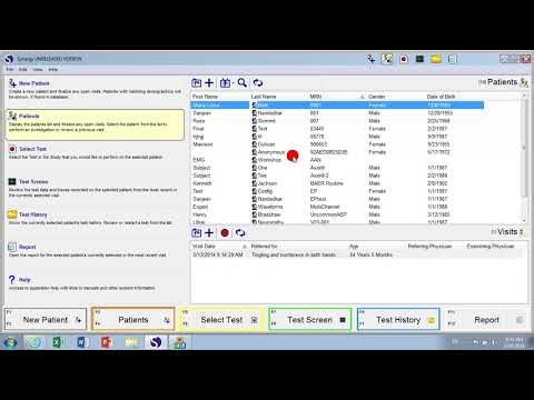 Natus - Synergy Configure - Home screen