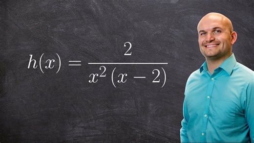 Find the domain, horizontal asymptotes of a rational function