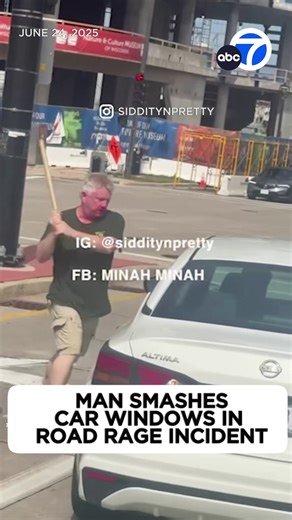 782K views · 3.5K reactions | A violent road rage clash turned chaotic in downtown Milwaukee after an angry driver smashed another car with a stick several times. Both drivers ended up in police custody. | ABC7 | Facebook