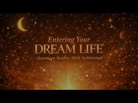 ENTERING YOUR DREAM LIFE | Quantum Reality Shift Subliminal | Timeline Jump & Instant Alignment