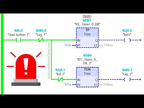 Siemens PLC Time Interval Programming for Flickering Lights
