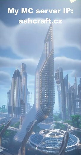 Futuristic Tower build in Minecraft! #minecraftbuild