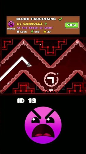 I beat Blood Processing (Geometry Dash) #geometrydash #gd