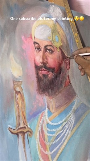 😱How to make colourful portrait 😰 #art