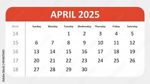 April 30, 2025: Animated 2025 planner showcasing April calendar, highlighting April 30th with space for tasks, notes, and to-do lists.