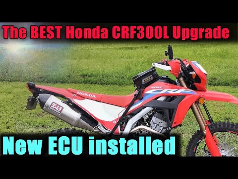 The BEST Honda CRF300L upgrade - 550 performance ECU performance and installation video