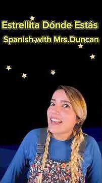 Twinkle Twinkle Little Star in Spanish! | Spanish with Mrs. Duncan | Fun Toddler & Kids Song 🎵🌟👶