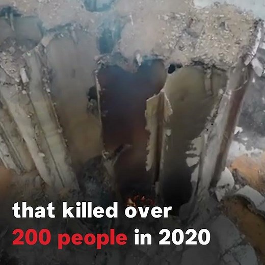 Beirut Grain Silos Collapse Days Before 2 Year Anniversary Of Explosion
