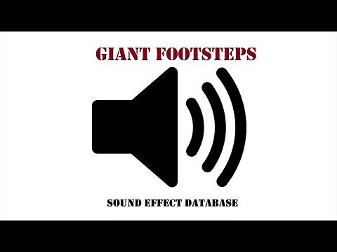 Giant footsteps Sound Effect