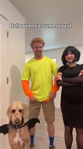 Pregnant Mavis, Jonny, and a bat 🦇🎃🧛‍♀️🫶 #halloween #pregnancyhalloweencostume | Optimal Health and Nutrition