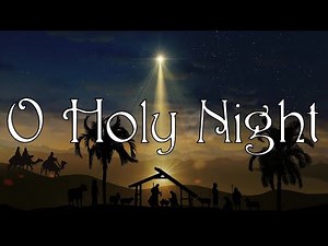 O Holy Night - Lyric Video- Karaoke- Instrumental- Accompaniment Track- No Vocals