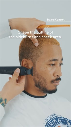 The Barikan Panasonic Pro Hair Clippers on Instagram: "Master the beard line. #CutWithXT70 by @mr.brothers_cutclub Rounded Blade Edges — crafted with Japanese precision technology — deliver a gentle touch while enabling highly accurate cutting. Use the T-Shaped Trimmer ER-XT70 to shape the outline and maintain balance across the beard, jawline, and mustache. See more at #linkinbio @panasonicprostylingeu @mrpotatohead59 @by.giancarlo @brosh.jp"