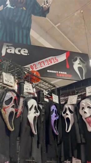 Funworld 2026 Ghost Face Masks!