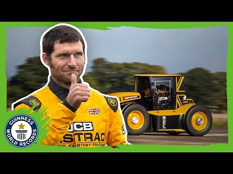 Turbocharged Fastest Tractor! - Guinness World Records