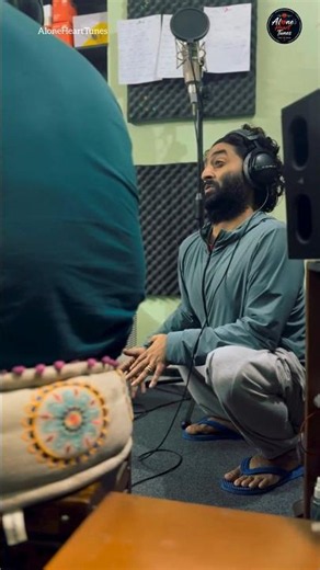 Arijit Singh Recording a New Song in Studio 🎙️✨ | Magical Voice Session #Shorts