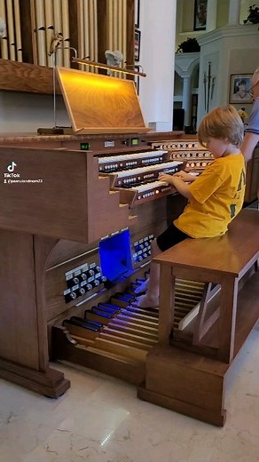 Nykoda Icke Organist on Instagram: "The lovely Maestro Hector Olivera invited Peanut to come over and play his personal organ for the afternoon! It was truly a joy and they had such a great time together! #maestroolivera #maestrohectorolivera #hectorolivera #blindmusician #blind #cancersurvior #classicalmusician #classicalmusic #organtok #organmusic #organ #trumpettune #henrypurcell"