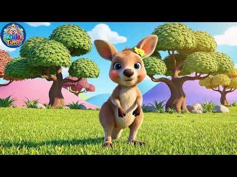 Hop Hop Baby Kangaroo Pocket Jump | Baby Kangaroo Song for Kids | Nursery Rhymes for Toddlers
