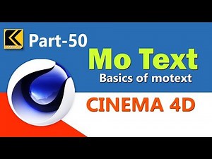 Motext Tutorial # Cinema 4D text