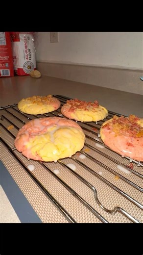 Strawberry Lemon Cake Mix Cookies 🍓🍋 | Easy 3-Ingredient Recipe!