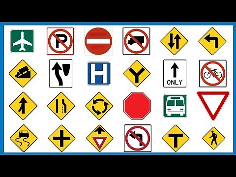 🚦 USA Traffic Signs Test 2025 – DMV Road Signs Practice Test Questions + Answers📘✅