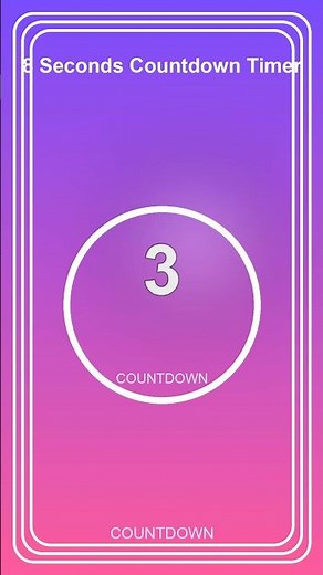 8 Second Timer | Quick Countdown