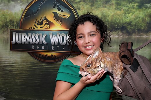 12-Year-Old Jurassic World Rebirth Star Aurdina Miranda On Cuddling Up with Dolores the Aquilops