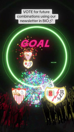 Sevilla vs Rayo Vallecano ⚽ Who wins? | Football Marble Race #shorts