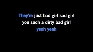 Karaoke Bad Girls - Donna Summer - CDG, MP4, KFN - Karaoke Version