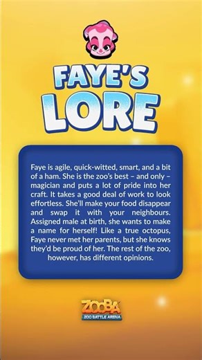 ZOOBA: Meet the Character - Faye