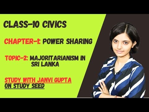 Class-10th Civics Chapter-1 Power Sharing (Topic-2)
