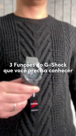 3 Funções do G-Shock GA100 que você precisa conhecer! 1) AlarmeVai te facilitar a vida com até 4 alarmes e a função soneca.2) Horário mundialPara os viajantes, ele tem 29 fusos de 48 cidades diferentes. Esteja onde estiver, ele vai te servir bem!3) Auto LightFunção que possibilita ativar o led apenas girando o pulso. Essa função não costuma ter em réplicas.Quer ver mais? Comenta aqui para um vídeo parte 2.E em breve tem vídeo ensinando a diferenciar um G-Shock original de réplicas.#gshock #gshoc