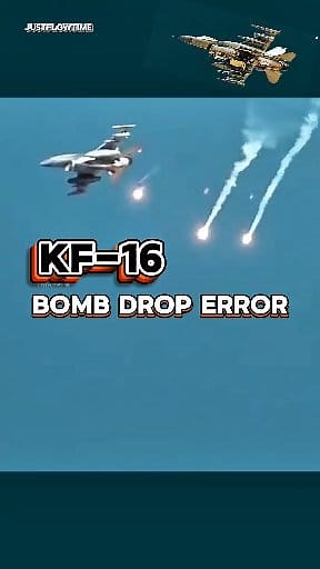 KF-16 Accident: South Korean Jet Drops Bombs Outside Training Zone Two South Korean KF-16 fighter jets accidentally released a total of eight Mk-82 practice bombs during a training exercise near Pocheon in Gyeonggi Province. Both aircraft dropped four bombs each after incorrect targeting coordinates were entered. Several buildings were damaged, and multiple people were reported injured #KF16 #SouthKoreaAirForce #FighterJet #MilitaryFacts #DefenseTech #ModernWarfare #GlobalMilitary #Battlefield #