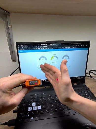POV | IFM AL1350 - InfluxDB - Grafana on Raspberry Pi #ifm #automation #iot #diy #nodered #grafana