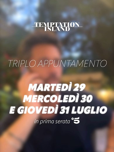 Filippo impegnato, Temptation Island in arrivo!