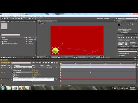 After Effects Basico - Crear fotogramas claves - Tutorial