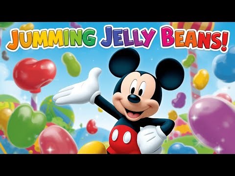 "Mickey Mouse and the Jumping Jelly Beans 🎉 | Fun Kids Poem"