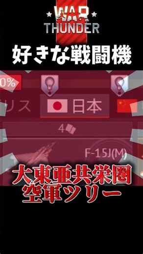 【WarThunder】惑星好きな戦闘機発表