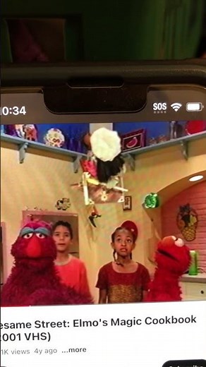 Elmo Magic Cookbook VHS 📼 Sony Wonder sesame workshop