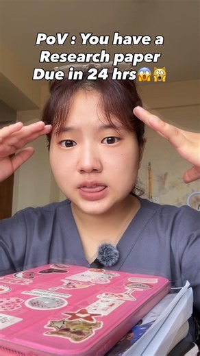 Research paper due tomorrow? Watch this before you panic⏳#research #paper #ai #answerthis