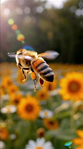 AI ASMR Flight of the Bumblebee | Relaxing Bee Sounds & Nature Close-Up