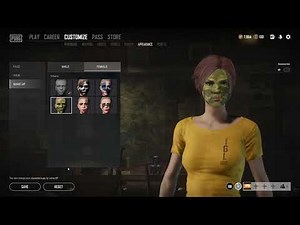 Pubg PC Character Customization & Showcase Men & Female Character