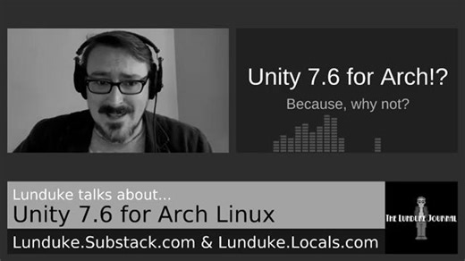 Unity 7.6... for Arch Linux!?