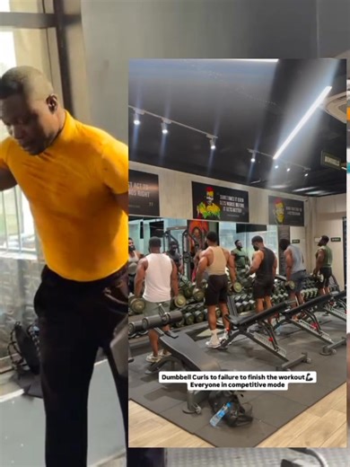 Dumbbell curls 💪 my favorite program let know your favorite program in the comments section #gym | BOLD VOICE TV