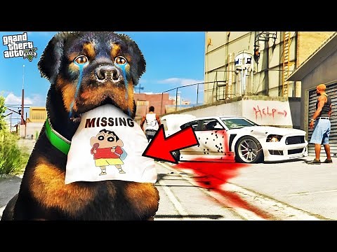 Franklin Finding Missing Shinchan in GTA 5 !